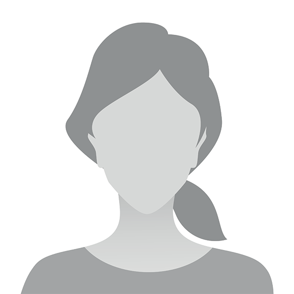 The image displays a stylized icon of a woman s profile with a side view silhouette against a white background, featuring a hairband and a simplified facial structure.